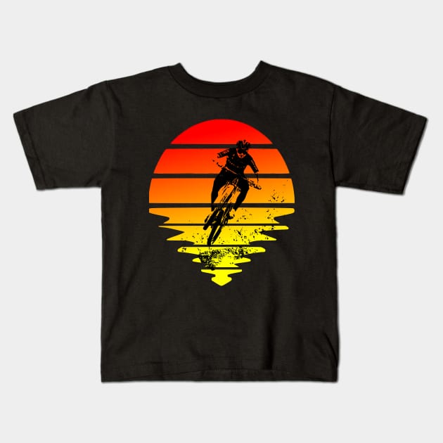 Retrobike Kids T-Shirt by vintagejoa